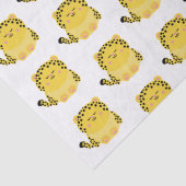 Mousseline Papier léopard de type kawaii (Détail)