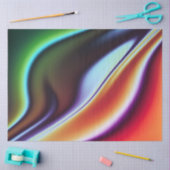 Mousseline papier liquide abstrait (Artisanat)