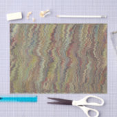 Mousseline Papier marbré (Artisanat)