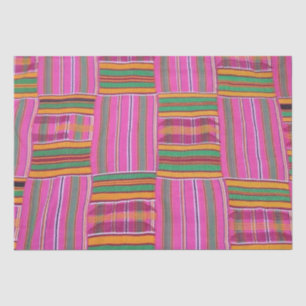 Mousseline Papier Motif africain