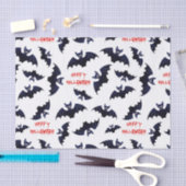 Mousseline Papier motif de chauve-souris d'Halloween (Artisanat)