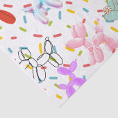 Mousseline Papier mouchoir à ballons (Détail)