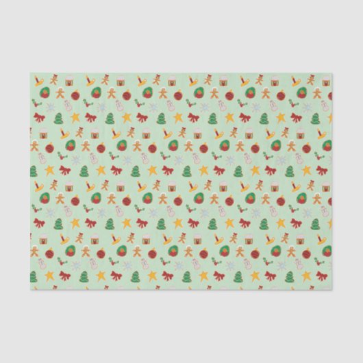 Mousseline Papier mouchoir à pain d'épice (Recto)