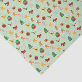 Mousseline Papier mouchoir à pain d'épice (Détail)