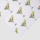 Mousseline Papier mouchoir à thème Martini de Las Vegas (Détail)