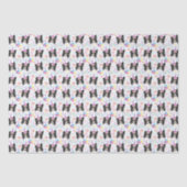 Mousseline Papier mouchoir Border Collie (Recto)