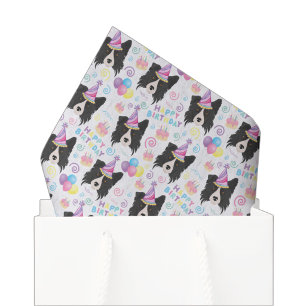 Mousseline Papier mouchoir Border Collie