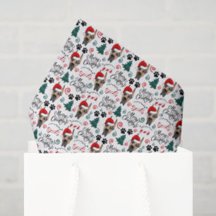 Mousseline Papier mouchoir de Noël Grand Danois