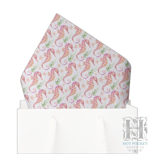 Mousseline Papier mouchoir hippocampe