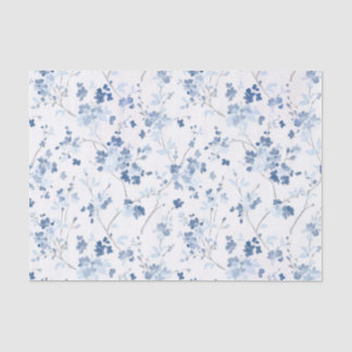 Mousseline papier mouchoir myosotis