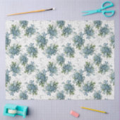 Mousseline Papier mouchoir pour bouquet Forget Me Not (Artisanat)