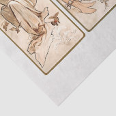 MOUSSELINE PAPIER MOUSSELINE: ALPHONS MARIA MUCHA : LES SAISO (Détail)