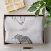 MOUSSELINE PAPIER MOUSSELINE: EGON SCHIELE : FILLE : 1918 (Cadeau)