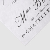 Mousseline PAPIER MOUSSELINE: FRANÇAIS vintage ; CONCEPTION D (Détail)