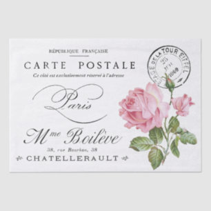 Mousseline PAPIER MOUSSELINE: FRANÇAIS vintage ; CONCEPTION D