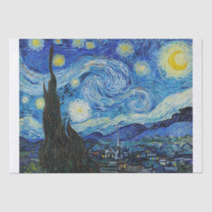 MOUSSELINE PAPIER MOUSSELINE: LA NUIT STARRY : VAN GOGH