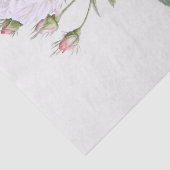 MOUSSELINE PAPIER MOUSSELINE: PIERRE'JOSEPH REDOUTÉ : ROSE BL (Détail)