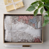 MOUSSELINE PAPIER MOUSSELINE: WILLIAM MORRIS : TULIP SAUVAGE (Cadeau)