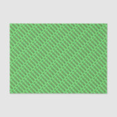 Mousseline Papier mousseux vert (Recto)