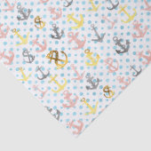 Mousseline Papier papier Ancre (Détail)