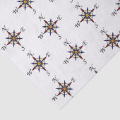 Mousseline Papier papier cadeau Compass (Détail)