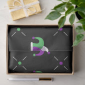 Mousseline Papier papier Casquette Mardi Gras Jester (Cadeau)