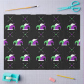 Mousseline Papier papier Casquette Mardi Gras Jester (Artisanat)