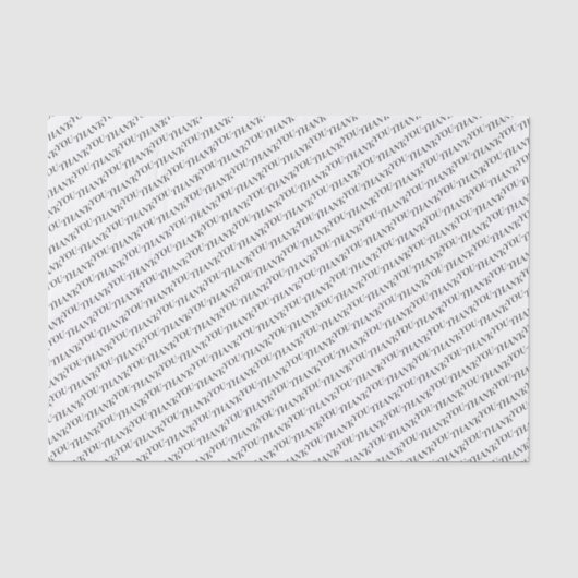 Mousseline Papier papier Merci (Recto)