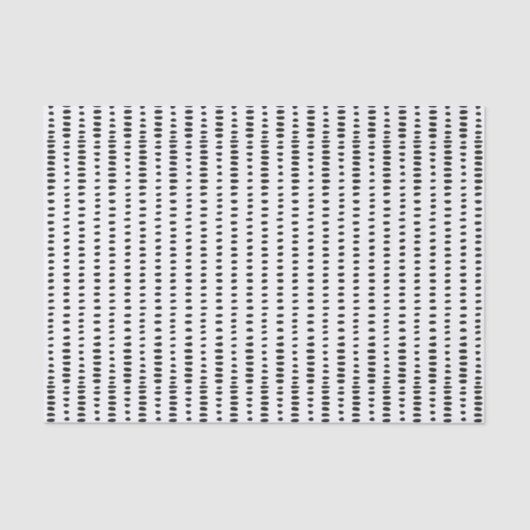 Mousseline Papier papier Motif Abstrait, noir et blanc (Recto)