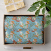 Mousseline Papier papier Motif Fox (Cadeau)
