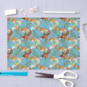 Mousseline Papier papier Motif Fox (Artisanat)