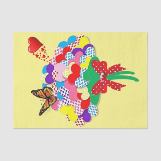 Mousseline Papier papier papier à papier papillon (Recto)