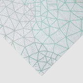 Mousseline Papier papier papier imprimé vert bleu (Détail)