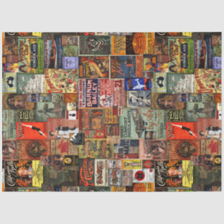 Mousseline Papier papier papier papier sur la publicité Vinta