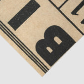 Mousseline Papier papier pour carte de bingo (Détail)