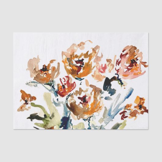Mousseline Papier papier Rose Eufloria (Recto)