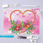 Mousseline Papier papier sur la Saint-Valentin (Artisanat)