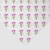 Mousseline Papier papier tissu d'aquarelle de crocus pourpre (Détail)