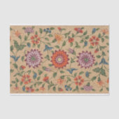 Mousseline Papier papier tissu d'élégance florale (Recto)