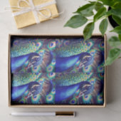 Mousseline Papier Peacock (décopauge) (Cadeau)