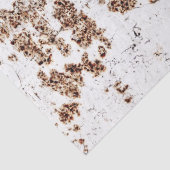 Mousseline papier peint en métal rouillé (Détail)