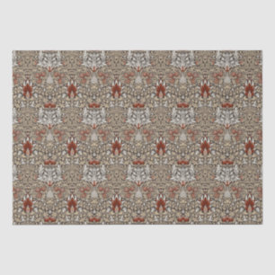 Mousseline Papier peint floral Terreux Brun de William Morris