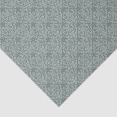 Mousseline Papier peint floral vert (Détail)