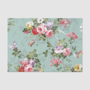 Mousseline Papier peint floral vintage