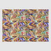 Mousseline Papier peint moderne Arrière - plan psychédélique  (Recto)