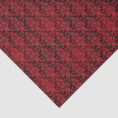 Mousseline Papier peint rouge 2 (Détail)