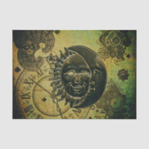 Mousseline Papier peint vintage de Steampunk