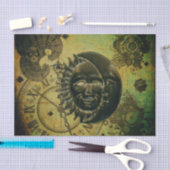 Mousseline Papier peint vintage de Steampunk (Artisanat)