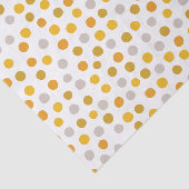 Mousseline Papier pois doré (Détail)
