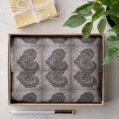 Mousseline papier rose de coeur goth (Cadeau)